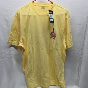 IZOD Men's Short Sleeve Yellow Tee